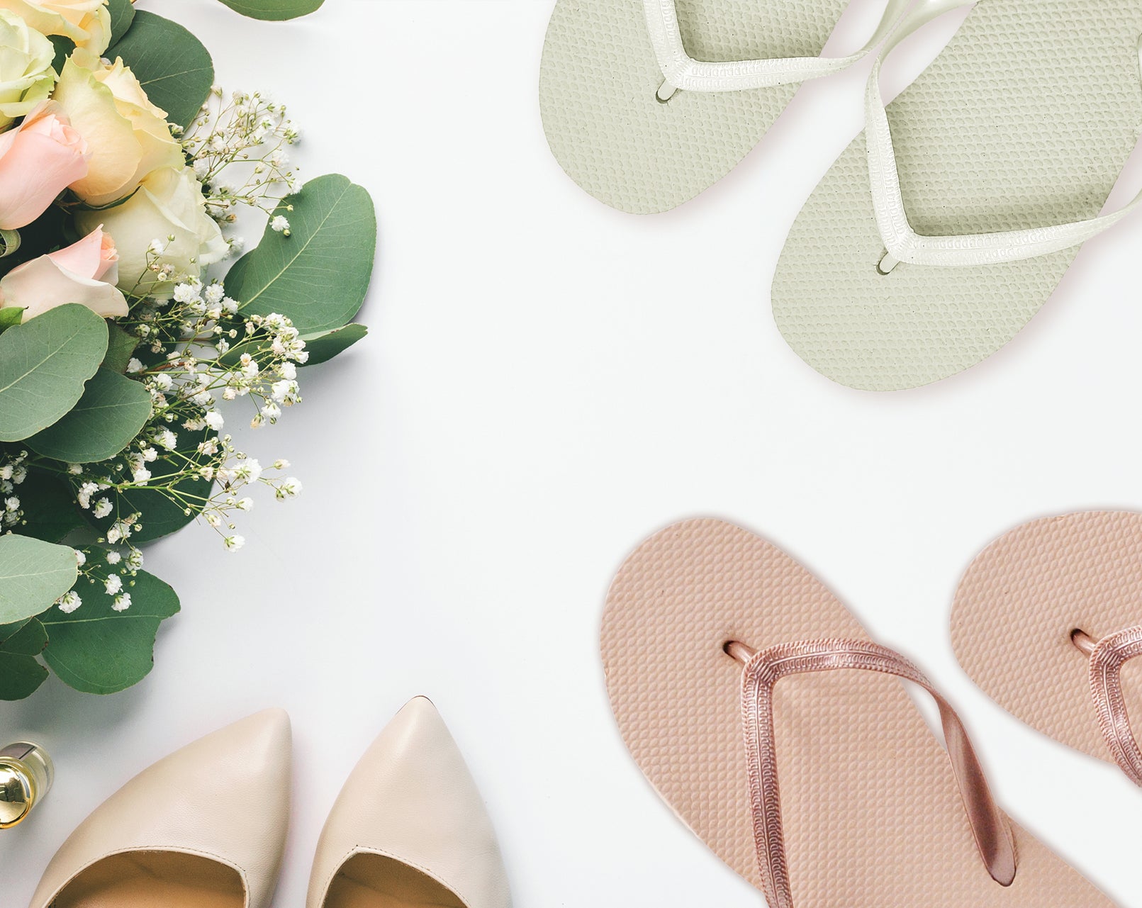Bulk Flip Flops For Wedding Guest, 52 Pack Wholesale Flip Flop Sandals, Twine