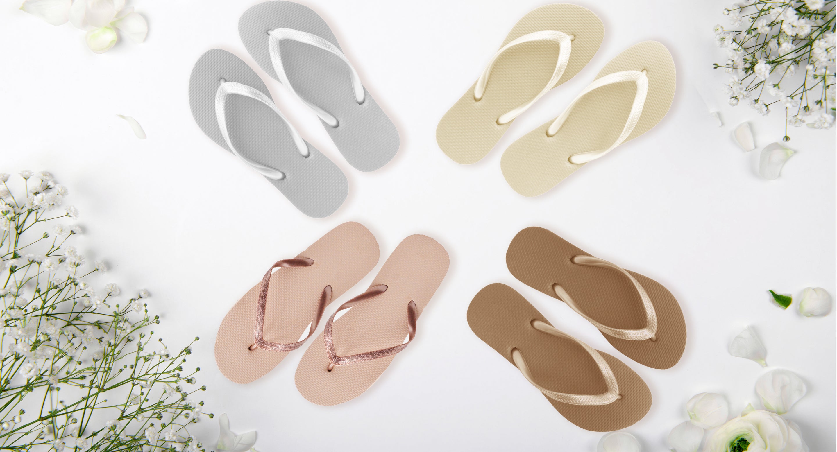 Trail maker 50 Pairs Bulk Flip Flops for Women Wedding Guests, Bnb Guests,  Hotels, Pedicure Parties, and Charity Donation